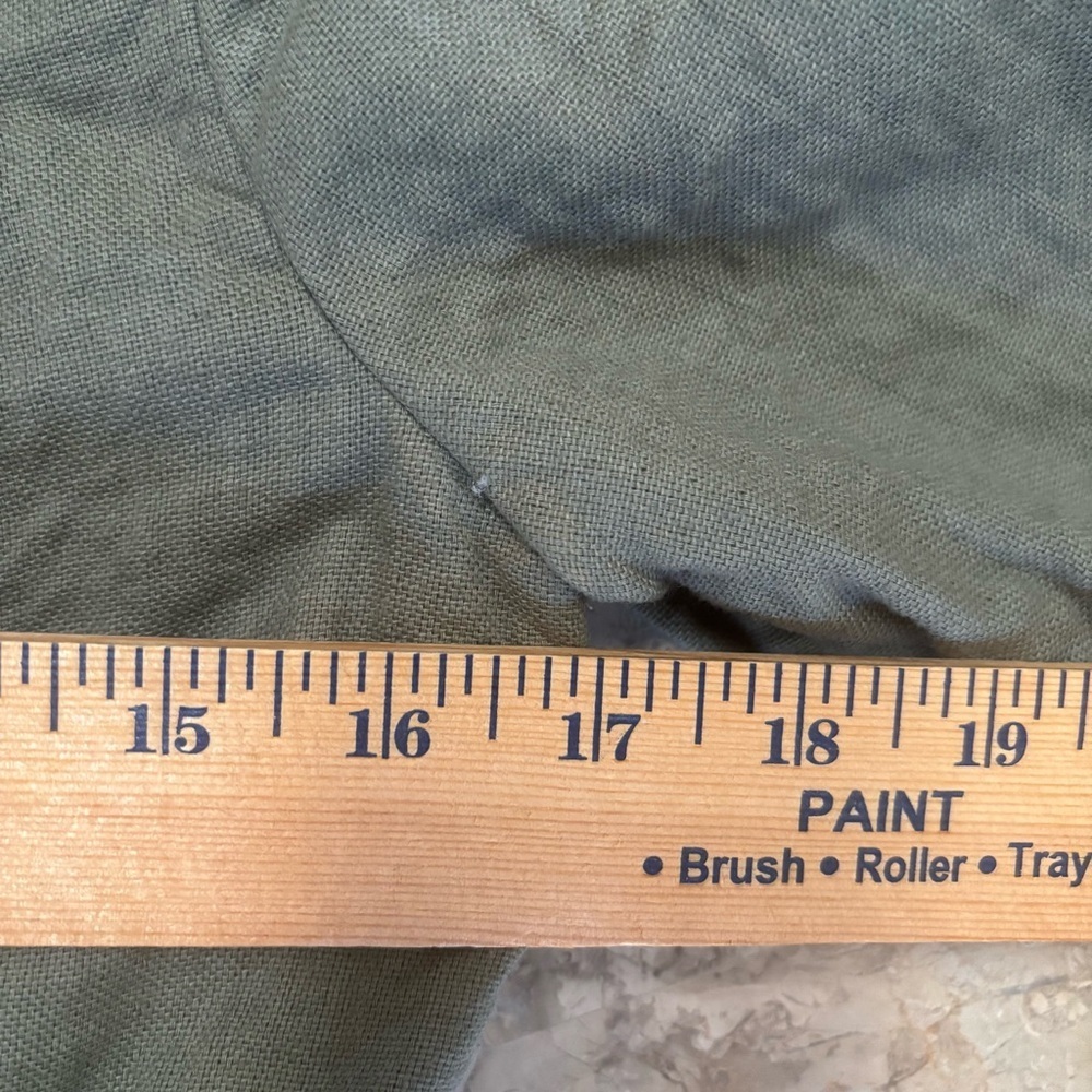 Banana Republic Heritage Olive Green Utility Safari Crinkle Jacket Silk Trim XS - Picture 12 of 15